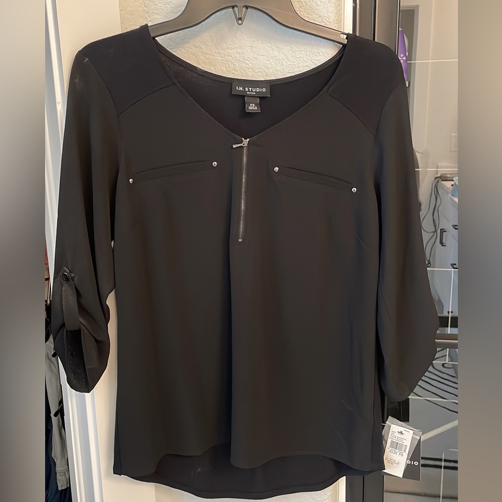 black blouse